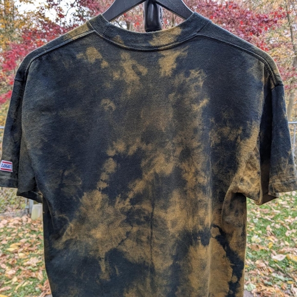 Hand-Dyed Rare Oakland Raiders NFL T-shirt | Vintage 90s - Picture 2 of 8